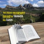 1 Samuel 30_6 - Yet David encouraged himself in Yahweh (540px x 540px - 72dpi)