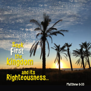 SEEK first the kingdom - ocean - Matthew 6 - Where the spirit of the Lord is - Heaven's View Ministry