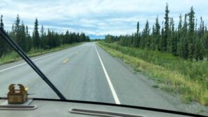 About Heavens View Ministry - Road, Dashboard with Ark of the Covenant - Mountains of Denali Park - ALASKA - Heavens View Ministry