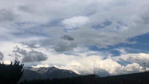 About Heaven's View Ministry - Testimonials - Snowy Mountains with Sky and Puffy Clouds - UTAH, USA