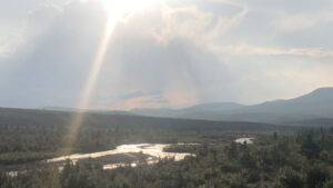 About Heaven's View Ministry - Testimonials - River Sun Stream and Clouds - DENALI, Alaska