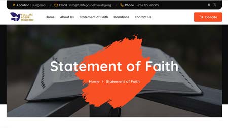 Heavens View Ministry - Divine Appointments - Full Life Gospel Ministry - Kenya, AFRICA - Where the Spirit of the Lord is