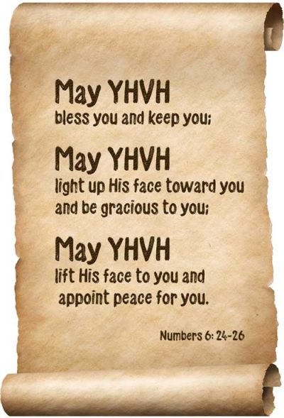 Numbers 6:24-26 - YHVH (Yahweh) - Bless You and Keep You - Aarionic Blessing Prayer - Heaven's View Ministry